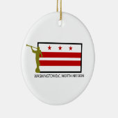 WASHINGTON D.C. NORTH MISSIE LDS CTR KERAMISCH ORNAMENT (Rechts)