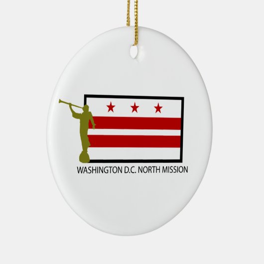 WASHINGTON D.C. NORTH MISSIE LDS CTR KERAMISCH ORNAMENT (Rechts)