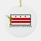 WASHINGTON D.C. NORTH MISSIE LDS CTR KERAMISCH ORNAMENT (Voorkant)