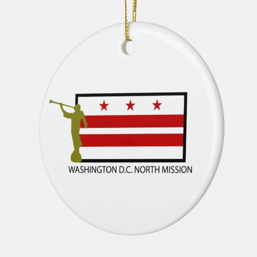 WASHINGTON D.C. NORTH MISSIE LDS CTR KERAMISCH ORNAMENT (Links)