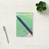 Washington D.C. Oude reisaffiche Post-it® Notes (Kantoor)