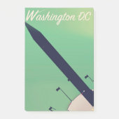 Washington D.C. Oude reisaffiche Post-it® Notes (Voorkant)