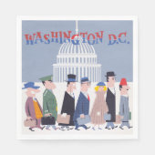 Washington D.C. Paper Napkin Servet (Voorkant)