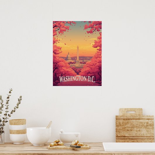 Washington D.C. Poster (Keuken)