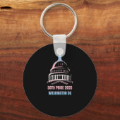Washington D.C. Pride 2025 Sleutelhanger (Voorkant)