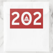 Washington D.C. Pride Rechthoekige Sticker (Tas)