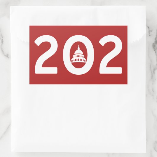 Washington D.C. Pride Rechthoekige Sticker (Tas)