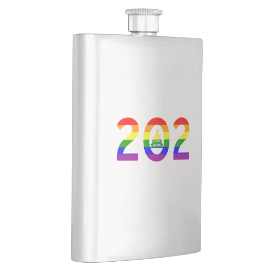 Washington D.C. Rainbow Pride Flacon (Rechts)