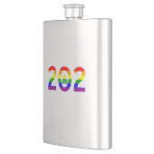 Washington D.C. Rainbow Pride Flacon (Links)