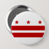 Washington D.C. Ronde Button 4,0 Cm (Voorkant /achterkant)