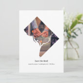 Washington, D.C. Sla de datum fotokaart op Save The Date (Staand voorkant)