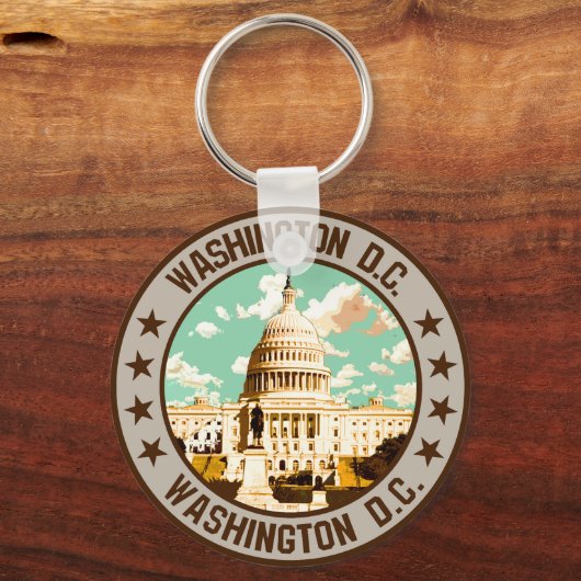 Washington D.C. Sleutelhanger (Achterkant)