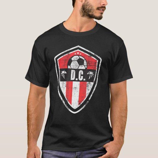 Washington D C Soccer Jersey Original Eagle Badge T-shirt (Voorkant)