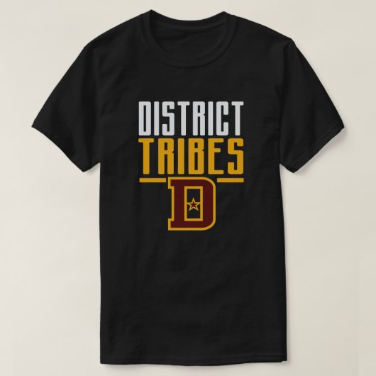 Washington D.C. Sport "District Tribes" T-shirt (Design voorkant)