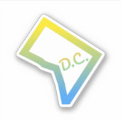 Washington D.C. Sticker (Voorkant)