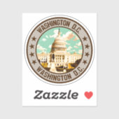 Washington D.C. Sticker (Vel)