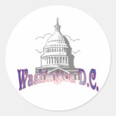 Washington D.C. Sticker (Voorkant)