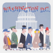 Washington D.C. Sticker (Voorkant)