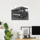 Washington D.C. Street Car 1890 Poster (Thuiskantoor)