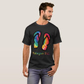 Washington D C Teenslippers Tie Dye T Shirt (Voorkant volledig)