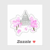 Washington, D.C./U.S. Capitol Sticker (Vel)