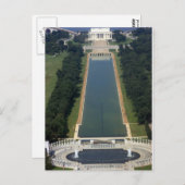 Washington D.C. - Uitzicht van het Washington Monu Briefkaart (Voorkant / Achterkant)