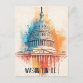 Washington D.C. Verenigde Staten Reizen Briefkaart (Voorkant)