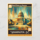 Washington, D.C., Verenigde Staten |  schilderij Briefkaart (Voorkant)