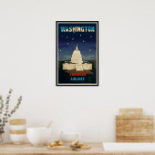 Washington D.C. | Vintage Travel Poster (Keuken)
