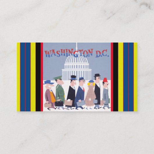 Washington D.C. Visitekaartje (Achterkant)