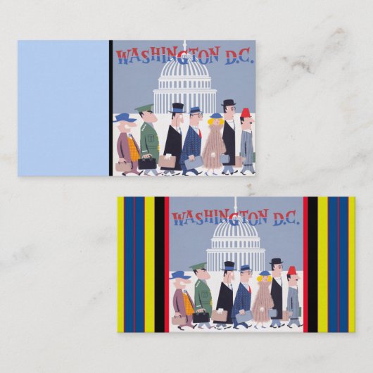 Washington D.C. Visitekaartje (Voorkant / Achterkant)