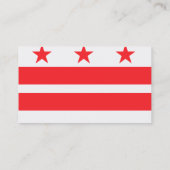 WASHINGTON D.C. VISITEKAARTJE (Achterkant)