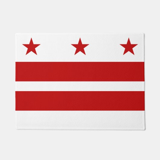 Washington D.C. vlag, Amerikaanse staatsvlag Deurmat (Voorkant)