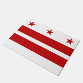 Washington D.C. vlag, Amerikaanse staatsvlag Deurmat (Schuin)