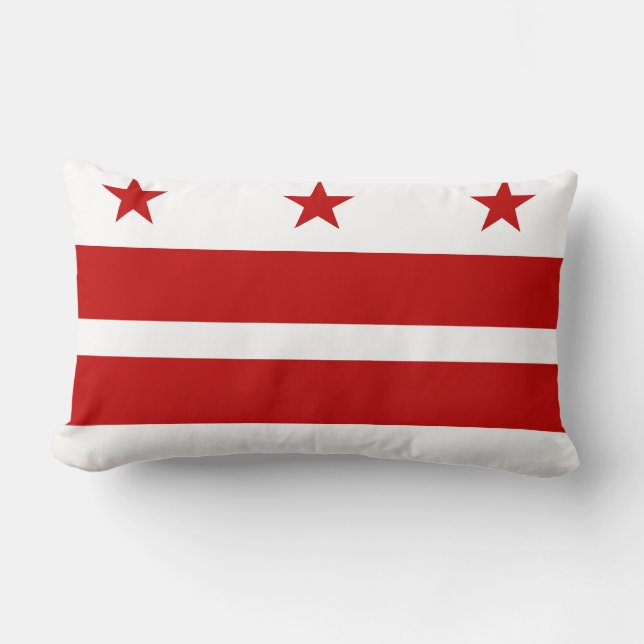 Washington D.C. vlag, Amerikaanse staatsvlag Kusse Kussen (Voorkant)