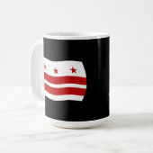 Washington D.C. Vlagmokkop Koffiemok (Voorkant links)