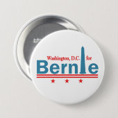 Washington D.C. voor Bernie Ronde Button 7,6 Cm (Voorkant /achterkant)