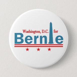 Washington D.C. voor Bernie Ronde Button 7,6 Cm
