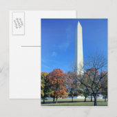 WASHINGTON, D.C. VS. Het Washington Monument verri Briefkaart (Voorkant / Achterkant)