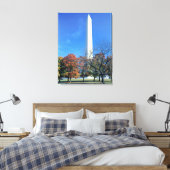 WASHINGTON, D.C. VS. Het Washington Monument verri Canvas Afdruk (Insitu (Slaapkamer))