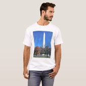 WASHINGTON, D.C. VS. Het Washington Monument verri T-shirt (Voorkant volledig)