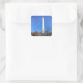 WASHINGTON, D.C. VS. Het Washington Monument verri Vierkante Sticker (Tas)