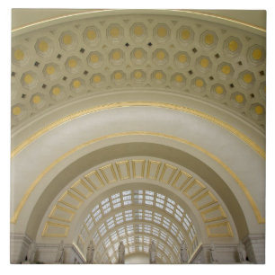 WASHINGTON, D.C. VS. Interieur van Union Station. Tegeltje