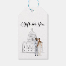 Washington D.C. Wedding Gift Label