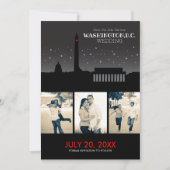 Washington D.C. Wedding Save-the-date Save The Date (Voorkant)
