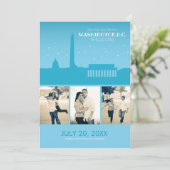 Washington D.C. Wedding Save-the-date Save The Date (Staand voorkant)