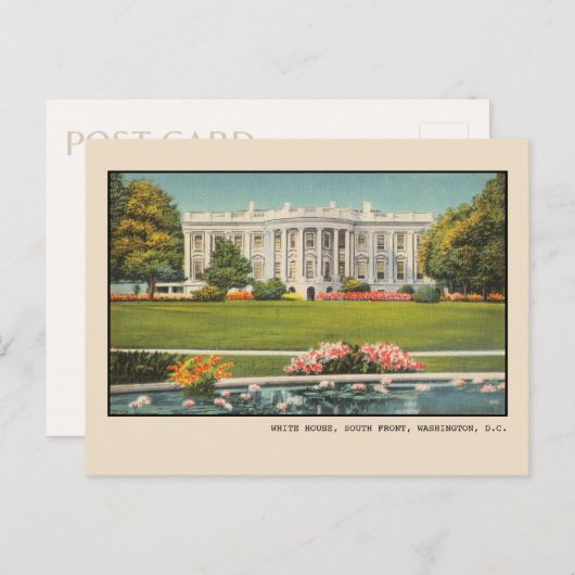 Washington D.C., White House Briefkaart (Voorkant / Achterkant)