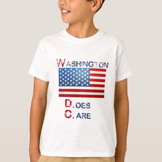 Washington D.Care Producten T-shirt (Voorkant)