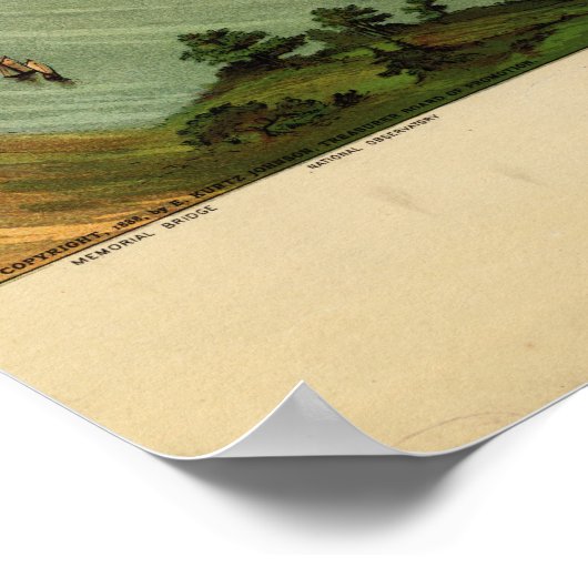 Washington DC, 1892 (E. Johnson) BigMapBlog.com Poster (Hoek)