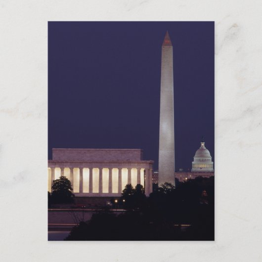 Washington DC 2 Briefkaart (Voorkant)